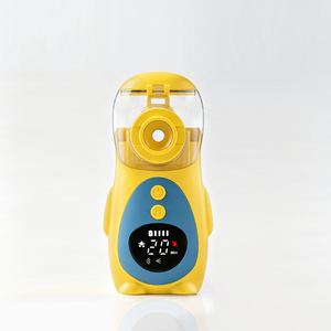 Nebulizzatore a rete manuale silenzioso a forma di pinguino, approvato CE, per inalazione, tosse, <span class=keywords><strong>asma</strong></span>, per trattamento medico domiciliare. - Product Image 1