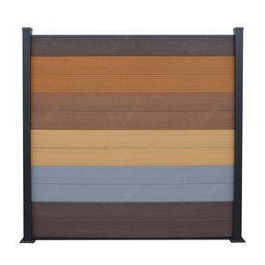 Meilleure vente WPC Panneau de clôture facile à installer pour l'extérieur Clôture de sécurité en bois composite Maisons Portail Cour Design vintage Imperméable - Product Image 3