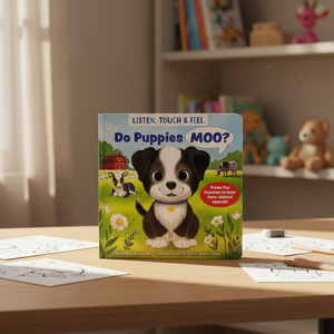 <span class=keywords><strong>Livre</strong></span> sonore sensoriel pour enfants : Chiots de la ferme à toucher et à presser – <span class=keywords><strong>Livre</strong></span> éducatif précoce pour tout-petits avec sons d'animaux - Product Image 3