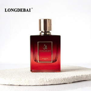 Botella de Perfume de Vidrio Ámbar Cuadrada de Fábrica, Vacía, con Pulverizador Plano, 30ml 50ml 100ml, con Tapa Metálica - Product Image 6