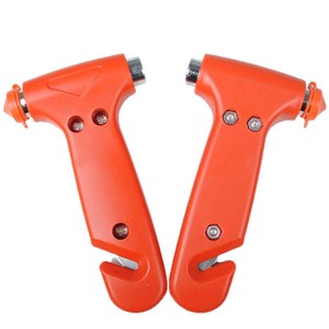 Outil d'urgence multifonctionnel pour voiture, prix d'usine, brise-vitre de secours 2-en-1, marteau de sécurité - Product Image 6