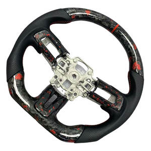 Volant en fibre de carbone pour <span class=keywords><strong>Ford</strong></span> <span class=keywords><strong>Mustang</strong></span> <span class=keywords><strong>GT</strong></span> ST RS <span class=keywords><strong>500</strong></span> 350 2019 2020 2021 2022 2023, accessoires de voiture sport améliorés - Product Image 5