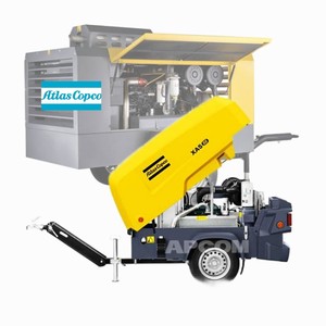 เครื่องอัดอากาศเคลื่อนที่แบบดีเซล Atlas Copco รุ่น XAS 88 แรงดัน 8 บาร์ 185 คิวต่อนาที XAS58 XAS68 XATS68 XAS78 เครื่องยนต์ Kubota - Product Image 2