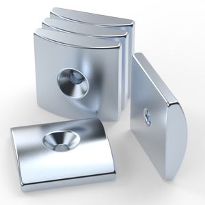 Imanes industriales de motor N52M, imán de ferrita de neodimio con galvanoplastia de Zn, imán N52M Ndfeb para doblar material compuesto - Product Image 1