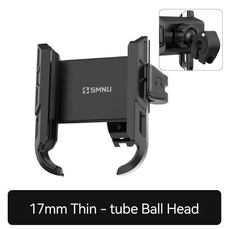 Black F1 17mm Thin - tube Ball Head