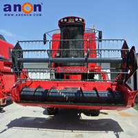 Moissonneuse-batteuse à roues ANON, prix, machine à récolter le soja, le maïs, le riz, moissonneuse-batteuse à riz, tracteur moissonneuse-batteuse pour le blé