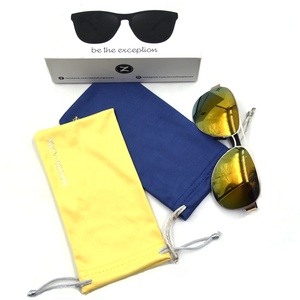 Chất lượng cao Cá Nhân dây rút sợi nhỏ <span class=keywords><strong>Pouch</strong></span> cho kính mát Kính mắt trường hợp và Túi - Product Image 4