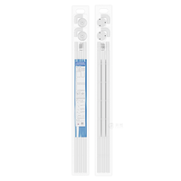 Ensemble de supports de tringle à rideau télescopique en acier inoxydable, design moderne, décoration intérieure, support de plafond en métal, marque JINGRAN