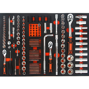 Ensemble de chariot à outils robuste 7 tiroirs 56x74x87cm <span class=keywords><strong>Garage</strong></span> Atelier Stockage polyvalent Collection d'outils 352 pièces <span class=keywords><strong>Auto</strong></span> - Product Image 5