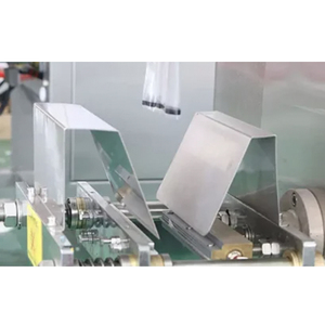 เครื่องปิดผนึกถุงอัตโนมัติ SJ-1000 50-500 มล. 37 ถุง/นาที ควบคุมด้วย PLC ความแม่นยำสูง สำหรับบรรจุภัณฑ์อาหาร เกรดอาหาร ใช้กับกระดาษ/ฟอยล์ สำหรับถุงขนาดเล็ก - Product Image 5