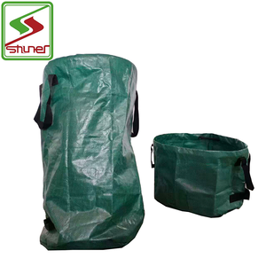 Bolsa de basura plegable de plástico para jardín, gran capacidad, 120L - Product Image 5