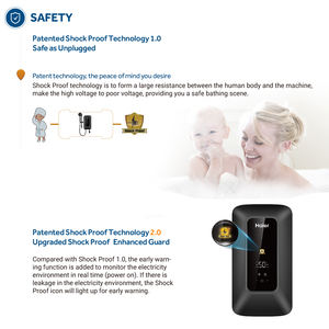 Douche de <span class=keywords><strong>bain</strong></span> à Offres Spéciales directe d'usine Installation <span class=keywords><strong>facile</strong></span> Chauffe-eau électrique instantané sans réservoir mural Produit à la <span class=keywords><strong>maison</strong></span> - Product Image 4