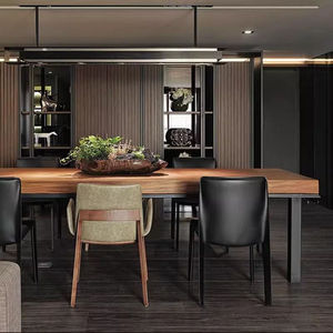 Mesa de Comedor Rectangular de Madera Maciza, Estilo Moderno Minimalista, 180 cm de Largo, para Hogar u Oficina - Product Image 3