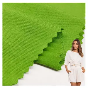 Free Sample Factory Directly Solid Single Jersey Knitted Bamboo Sorona Fabric For T Shirt