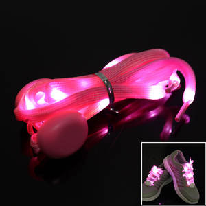 Tali sepatu LED warna-warni kustom tali sepatu datar tali sepatu cahaya renda magnetik pita sepatu renda - Product Image 4