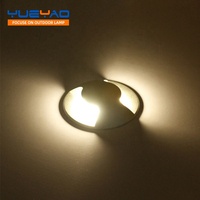 Nouvelle LED 1W 3W IP67 classé paysage piéton étape lumières circulaire côté illuminé lampe enterrée