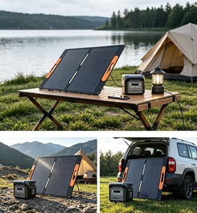 Estación de Energía Portátil de 400W con Carga Solar MPPT Plegable y USB C para Acampar al Aire Libre y Emergencias AILI-400W LiFePO4 B - Product Image 2