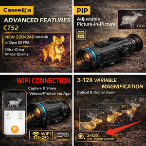 Visore Termico CTS2 con Registrazione Video WiFi, Corpo in Alluminio, Monocolo Termico per Osservazione Esterna - Product Image 5