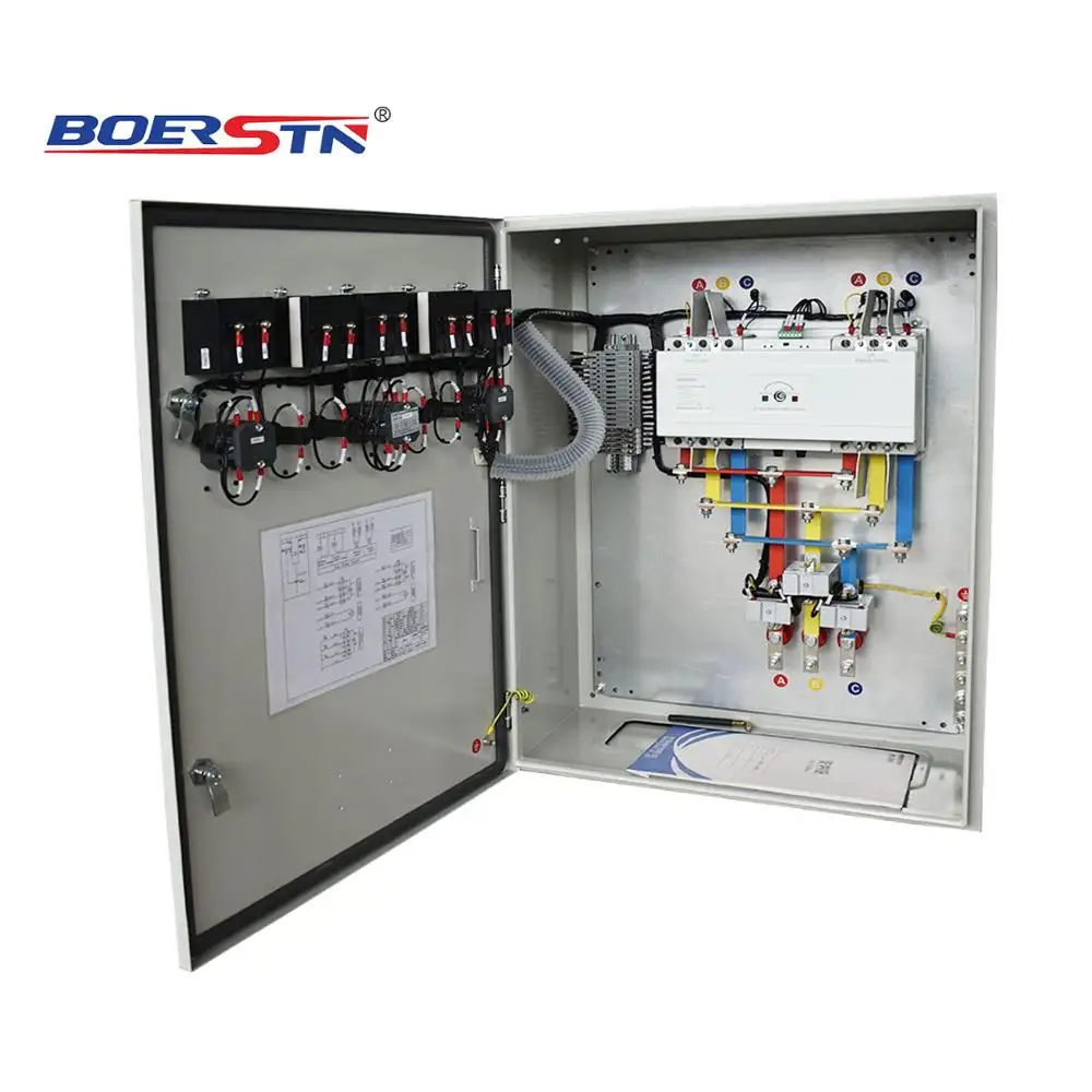 160A 250A ATS Box/Panelboard mit multi-funktion meter oder analog meter