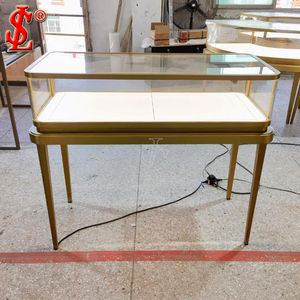 Escaparate de cristal de joyería de madera de último diseño con iluminación LED-Vitrina ecológica para tiendas minoristas - Product Image 2