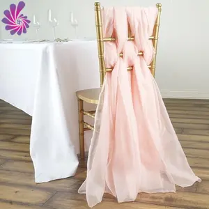 Роскошный шифоновый стул с рюшами из полиэстера для свадьбы