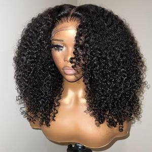 Perruques en dentelle frontale HD 13x4 sans colle, cheveux humains vierges Remy vietnamiens à 100%, ondulation profonde, boucles lâches, blondes et noires naturelles, Jerry Curly - Product Image 2