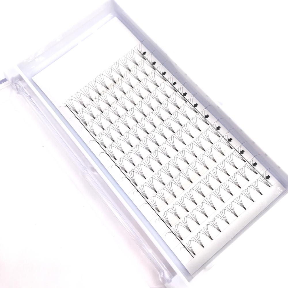 Ресницы веер короткий стержень ресницы один за один большой глаз секретный набор норковых ресниц 5D готовый объем шелковые легкие веер ресницы