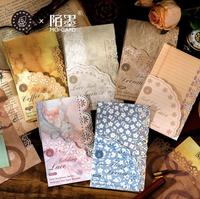 Papier Kraft Blanc Mocard, Papier Décoratif Vintage en Dentelle pour Scrapbooking, Décoration DIY