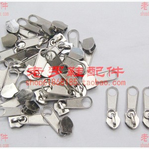 Tirettes de fermeture éclair métalliques, 10 unités, non verrouillables, à extrémité ouverte, pour sacs - Product Image 2
