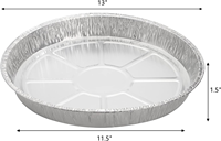 Moule à pizza pour distributeur automatique de 8, 9, 10, 11, 13, 16 pouces, plateaux en aluminium, personnalisation de la taille et du logo, plaque ronde
