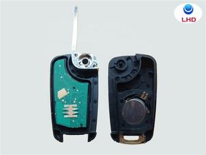 Pour <span class=keywords><strong>Chevrolet</strong></span> <span class=keywords><strong>Cruze</strong></span> Aveo 3 boutons 433MHz télécommande porte-clés avec transpondeur ID46 lame HU100 - Product Image 3