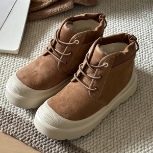 Nouveauté Chaussures d'hiver décontractées pour femmes UGGS Chaussures de marche Lacets Design respirant et confortable Bottes de neige - Product Image 2