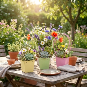 Borsa Regalo in Carta per Fiori, Borsa Portatile Impermeabile per Bouquet, Scatola per Composizioni Floreali, Borsa Regalo per la Festa della Mamma - Product Image 6