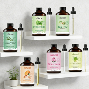 Aceite Esencial Orgánico 100% Puro y Natural <span class=keywords><strong>de</strong></span> Árbol <span class=keywords><strong>de</strong></span> Té, <span class=keywords><strong>Lavanda</strong></span>, Rosa y Naranja al por Mayor para el Cuidado <span class=keywords><strong>de</strong></span> la Piel, Difusor y Aromaterapia - Product Image 2