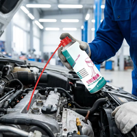 Qiflck 200ml Nettoyant pour chambre de combustion, Modificateur de rapport air-carburant, Élimine les dépôts de carbone des segments de piston, Restaure la pression du cylindre