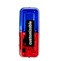 Lampe d'épaule LED rechargeable, clignotante rouge et bleue, pour patrouille de sécurité, service de nuit, sauvetage, avertissement