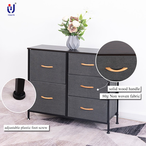 Thiết Kế Hiện Đại Năm Ngăn Kéo Vải Màu Xám Dung Lượng Lớn Đồ Lặt Vặt Giá Lưu Trữ Như Bạn Yêu Cầu - Product Image 3