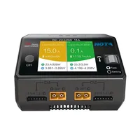 Cargador Rápido para Drones FPV HOTA D6, Cargador de Doble Balanza DC650W 15A 1600mA 1-6S LiPo LiHV NiMH NiCd NiZn