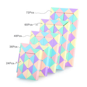 MOYU Cube de salle de classe DIY serpent pliant Puzzle Cube jouets en plastique <span class=keywords><strong>règle</strong></span> magique pour enfants jouet éducatif cadeaux - Product Image 6