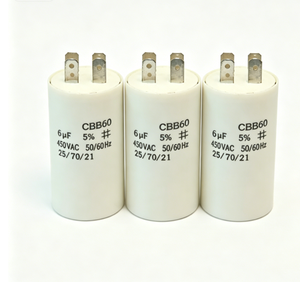<span class=keywords><strong>Condensateur</strong></span> à film plastique CBB60 Série <span class=keywords><strong>450V</strong></span> AC 6UF pour moteur de climatiseur, ventilateur, pompe à eau, compresseur - Product Image 5