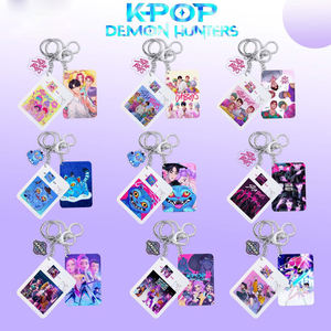 Porte-clés acrylique Kpop Huntress Group en forme de puzzle, cadeau exclusif pour les fans, breloque créative pour sac - Product Image 1