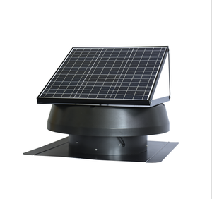50W haute qualité panneau solaire alimenté ventilation toit grenier évent ventilateur à <span class=keywords><strong>Air</strong></span> <span class=keywords><strong>chaud</strong></span> fabricants échappement Ventilation <span class=keywords><strong>extracteur</strong></span> de chaleur - Product Image 1