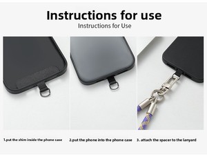 Correa de Muñeca Universal de Nailon/Poliéster, Accesorio de Viaje Esencial para Todos los Teléfonos Inteligentes y Llaves, Correas para Teléfonos Móviles - Product Image 6