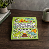 Livre de coloriage personnalisé avec motifs mignons, idéal pour les fêtes d'anniversaire, dessins animés, impression offset sur papier d'art de qualité supérieure