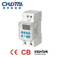 Minuteur programmable numérique THC-30A 30A 220V à montage sur rail DIN, contrôleur horaire hebdomadaire LCD, 16 groupes marche/arrêt, qualité industrielle
