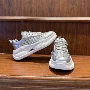 Zapatos Retro de Diseño Simple, Parte Superior de Malla Transpirable, Entresuela de EVA, Suela de Goma, Zapatos Casuales de Moda para Caminar, con Plataforma - Product Image 5