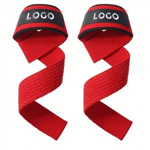 Custom Logo Powerlifting Wraps Strength Training Deadlifts Gym Weightlifting <b>Wrist</b> <b>Straps</b> Fitness Anti-slip Belt Safety - Product Image 1