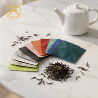 Petite quantité d'impression personnalisée, sachet d'emballage de thé thermoscellable, sachet individuel vide pour thé