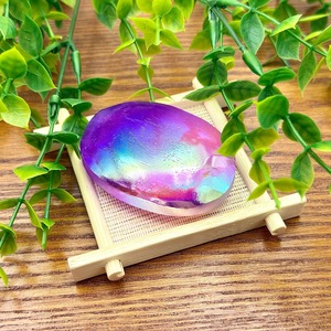 Piedra de Selenita Ovalada CrystaHola al por Mayor, Galvanizada y de Colores, Artesanía Ecológica de Alta Calidad, Tendencia de Moda, Tierra - Product Image 6