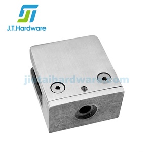 Cr L z912 z-series vuông loại căn hộ cơ sở lan can lan can thép không gỉ kính kẹp cho 1/2 "kính - Product Image 4